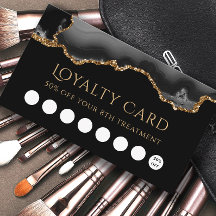 ロイヤリティカードブラックと金ゴールドagate