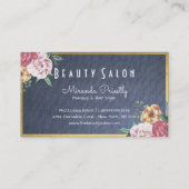 ロイヤリティカードヴィンテージフローラメイクアップ&美容師 ロイヤリティカード (裏面)