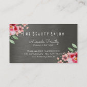 ロイヤリティカードヴィンテージフローラメイクアップ&美容師 ロイヤリティカード (裏面)