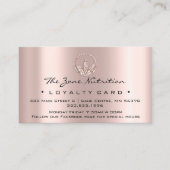 ロイヤリティカード栄養ヘルスハーブバラ10パンチ ロイヤリティカード (正面)