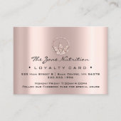 ロイヤリティカード栄養ヘルスハーブバラ21赤面 ロイヤリティカード (正面)