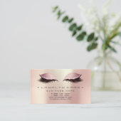 ロイヤリティカード美しいサロンメイクアップパウダーバラピンク ロイヤリティカード (スタンド正面)