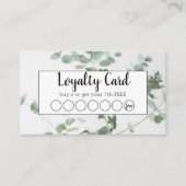 ロイヤリティカード (正面)