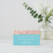 ロイヤリティカード6パンチメイクアップアーティストスパークバラブルー ロイヤリティカード (スタンド正面)