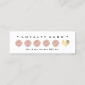 ロイヤリティカード6パンチメイクアップホワイトローズブルースパーク ロイヤリティカード (裏面)