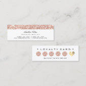ロイヤリティカード6パンチメイクアップホワイトローズブルースパーク ロイヤリティカード (正面/裏面)