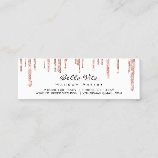 ロイヤリティカード6パンチメイクアップ美しいハートバラスパ ロイヤリティカード (正面)