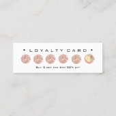 ロイヤリティカード6パンチメイクアップ美しいハートバラスパ ロイヤリティカード (裏面)