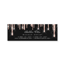 ロイヤリティカード6パンチメイクアップ美しいハートバラBlac