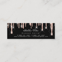 ロイヤリティカード6パンチメイクアップ美しいハートバラBlac ロイヤリティカード