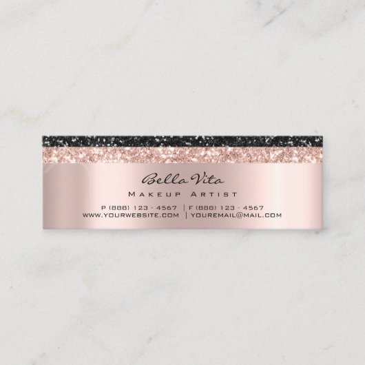 ロイヤリティカード6パンチメイクアップ美しいハートバラVIP ロイヤリティカード (正面)