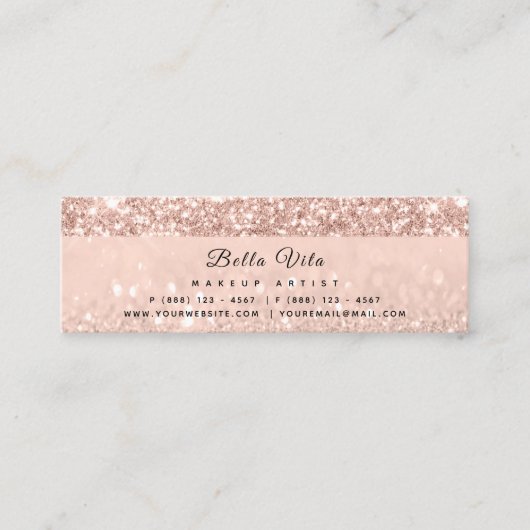 ロイヤリティカード6パンチメイクアップ美しいハートRoseSpark ロイヤリティカード (正面)