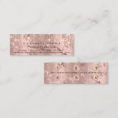 ロイヤリティカード6パンチメイクバラフローラ小滴 ロイヤリティカード (正面/裏面)