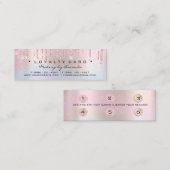 ロイヤリティカード6パンチメイクホログラフバラ小 ロイヤリティカード (正面/裏面)