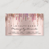 ロイヤリティカード6パンチメイクユニコーンホログラフローズ ロイヤリティカード (正面)