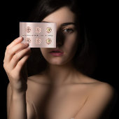 ロイヤリティカード6パンチメーキャップまぶしハートバラドリップ ロイヤリティカード