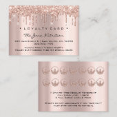 ロイヤリティカード6パンチ栄養ヘルスハーブバラ ロイヤリティカード (正面/裏面)