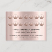 ロイヤリティカード6パンチ栄養ヘルスハーブ ロイヤリティカード (裏面)