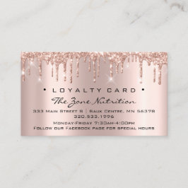 ロイヤリティカード6パンチ栄養健康薬 ロイヤリティカード