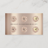 ロイヤリティカード6パンチ美しい健康シリンジB12 ロイヤリティカード (裏面)