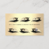 ロイヤリティカード6ラッシュシャンペーン金ゴールドクラウングリッター ロイヤリティカード (裏面)