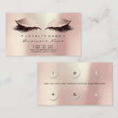 ロイヤリティカード6美しいサロンまばゆめメイクアップアーティスト ロイヤリティカード (正面/裏面)