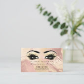 ロイヤリティカード6美しいサロンまばゆめメイクアップ大理石 ロイヤリティカード (スタンド正面)