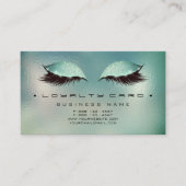 ロイヤリティカード6美しいサロンメイクガラスアクア ロイヤリティカード (正面)