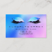 ロイヤリティカード6美しいサロンメイクガラスマイアミ ロイヤリティカード (正面)