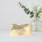 ロイヤリティカード6美しいサロンラッシュシャンパイニュ金ゴールド ロイヤリティカード (スタンド正面)