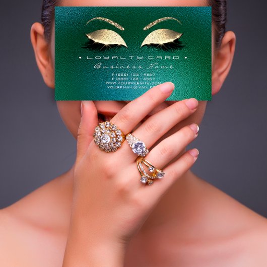 ロイヤリティカード6美しいサロンラッシュトロピカルカリ ロイヤリティカード