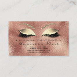 ロイヤリティカード6美しいサロンラッシュバラピーチ金ゴールド ロイヤリティカード