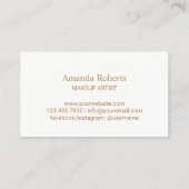 ロイヤリティカード |まつげネイルアートメイクアップアーティストサロン (裏面)