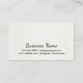 ロイヤリティカード|エレガントで白いリネンサロンのスパ ロイヤリティカード (裏面)