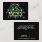 ロイヤリティカード:: ケルト族のシャムロックのデザイン2 ロイヤリティカード (正面/裏面)