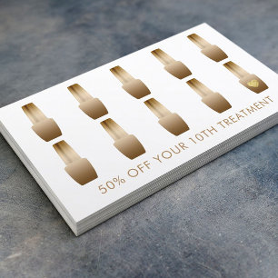 ロイヤリティカード ネイルサロンメイクアップアーティスト