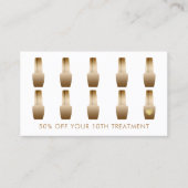 ロイヤリティカード |ネイルサロンメイクアップアーティスト (正面)