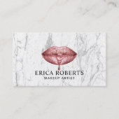 ロイヤリティカード |バラ金ゴールド滴下白大理石 (正面)