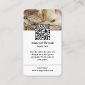 ロイヤリティカード – フォト中心のデザイン美しいRet 名刺 (正面)