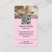 ロイヤリティカード – フォト中心のデザイン美しいRet 名刺 (正面)