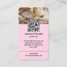 ロイヤリティカード – フォト中心のデザイン美しいRet 名刺