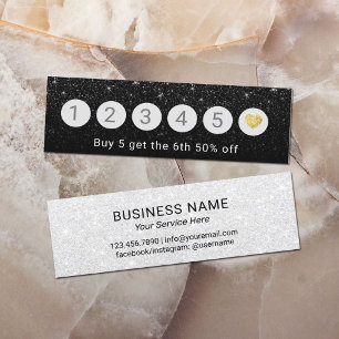 ロイヤリティカード ブラモダンックグリッター6パンチ