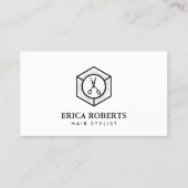 ロイヤリティカード |ミニマル美容師ヘアサロン (正面)