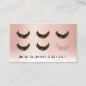 ロイヤリティカード |メイクアップアーティストバラ金ゴールド (正面)