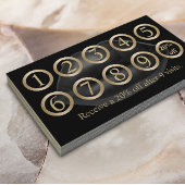 ロイヤリティカード |メイクモダンアップアーティストの黒い唇