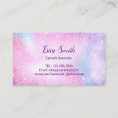 ロイヤリティカード |ラッシュメイクアップアーティストパステルグリッター (裏面)