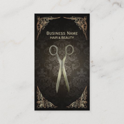 ロイヤリティカード |ヴィンテージダマスクヘアサロン (正面)