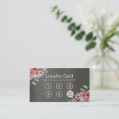 ロイヤリティカード ヴィンテージ フラワー メイク＆ヘアスタイリスト (スタンド正面)