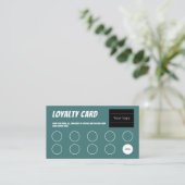 ロイヤリティカード、漫画おもしろい、プロフェッショナルアクアグリーン ロイヤリティカード (スタンド正面)