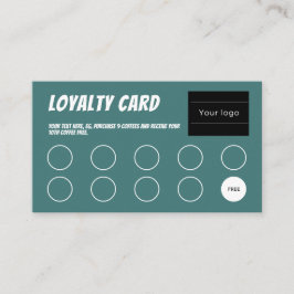 ロイヤリティカード、漫画おもしろい、プロフェッショナルアクアグリーン ロイヤリティカード